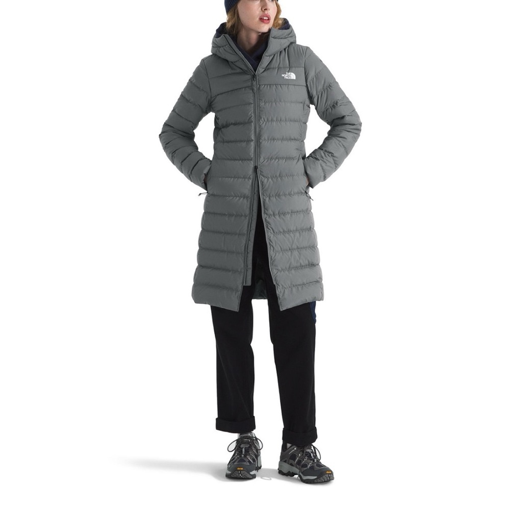 The North Face Women's Long Gray Puffer Jacket